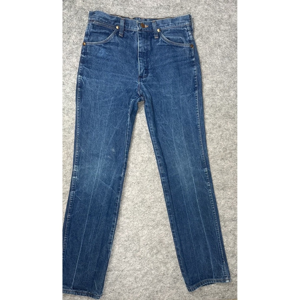 Vintage Wrangler Jeans Mens 30x31* Slim Straight Western Rodeo Work 936DEH USA